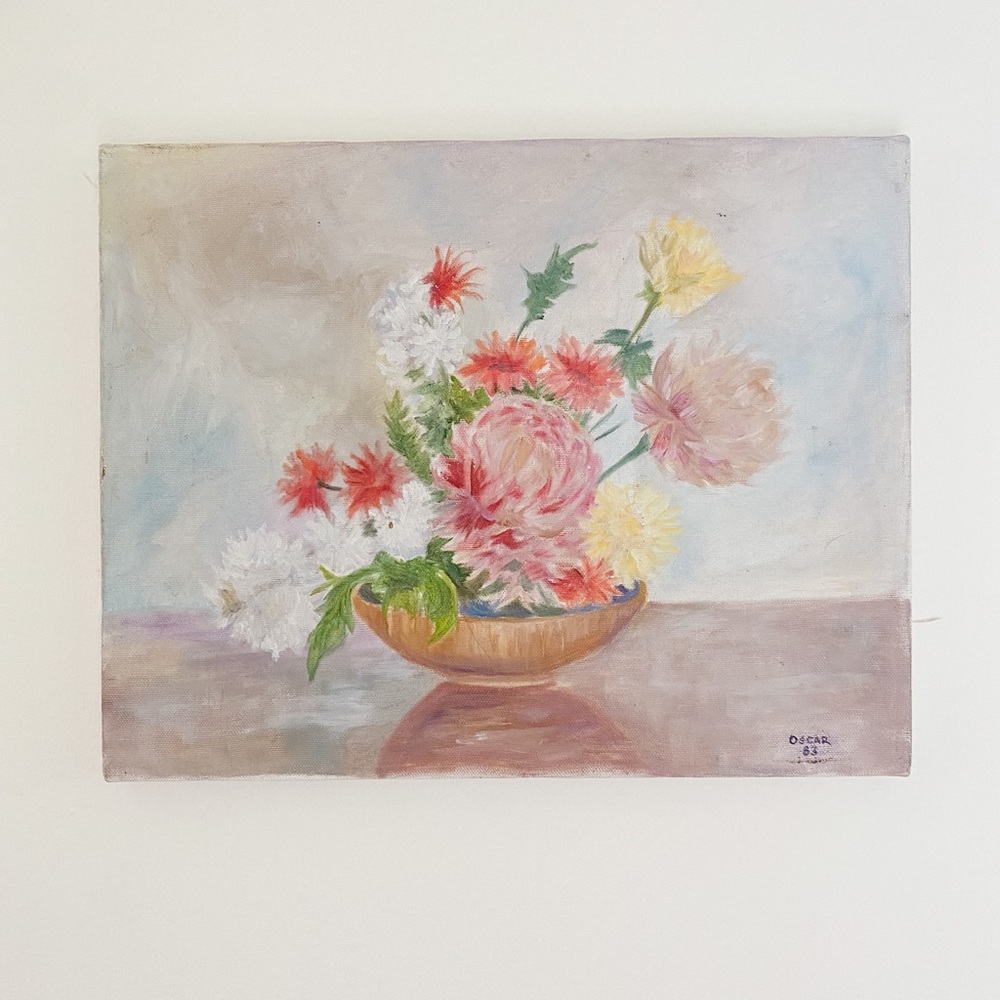 Spring floral painting